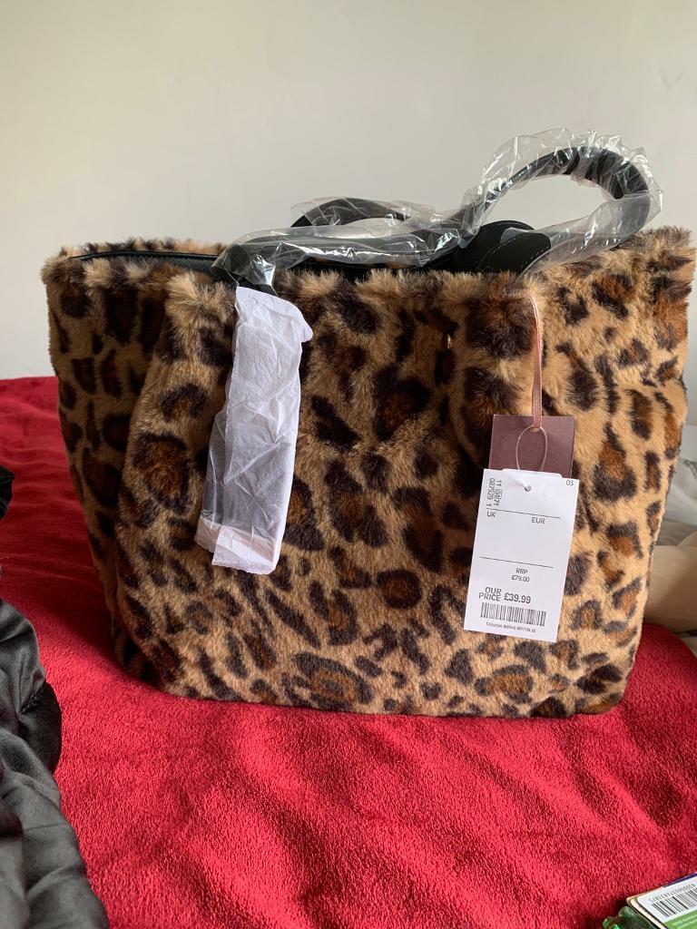 carvela leopard print bag